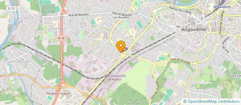 localisation de l'entreprise IDEAL'AUTO à ANGOULEME