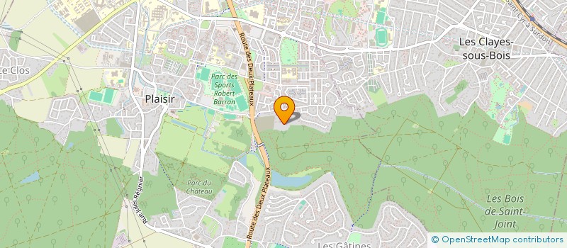 localisation de l'entreprise IDEAL AUTO à PLAISIR