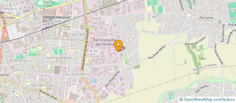 localisation de l'entreprise IDEAL BAT  DECINES-CHARPIEU