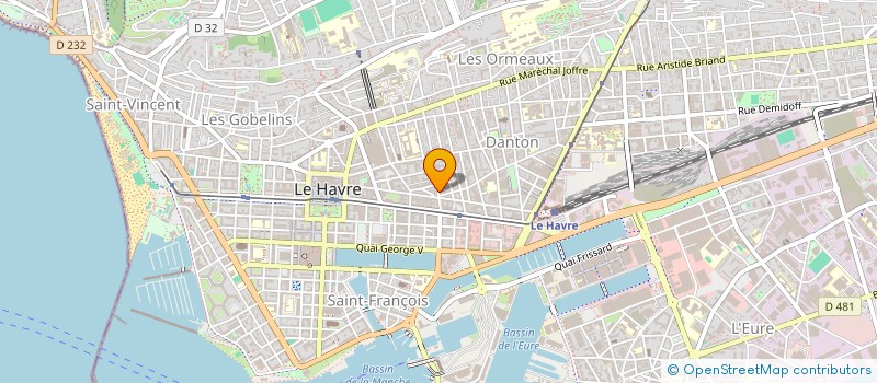 localisation de l'entreprise IDEAL BATI CONSEIL à LE HAVRE