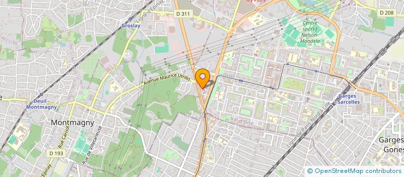 localisation de l'entreprise IDEAL BATIMENT à SARCELLES