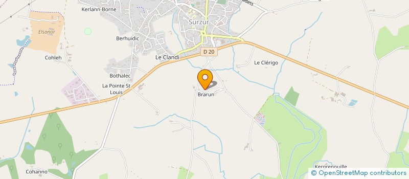 localisation de l'entreprise IDEAL BOIS à SURZUR