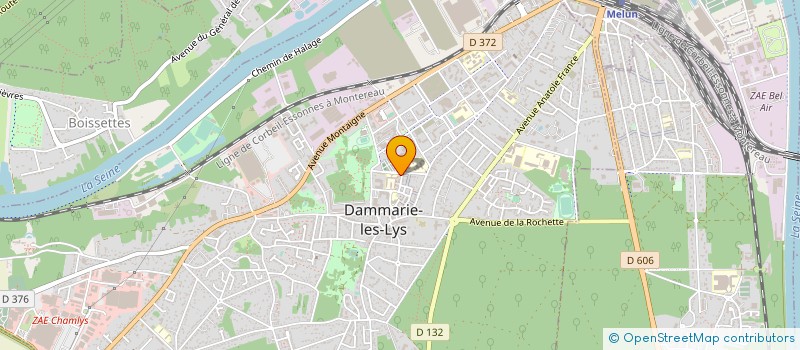 localisation de l'entreprise IDEAL BTP à DAMMARIE-LES-LYS