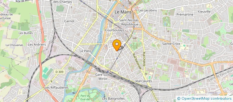 localisation de l'entreprise IDEAL BUREAU à LE MANS