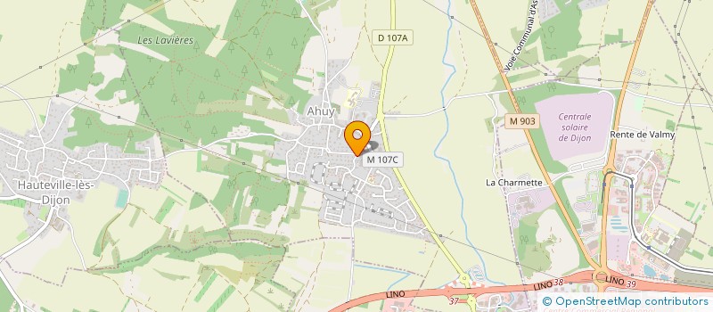 localisation de l'entreprise IDEAL CANIN  AHUY