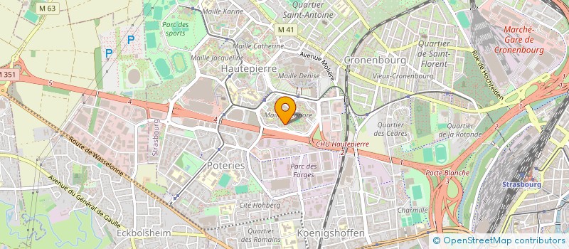 localisation de l'entreprise IDEAL CARRELAGE à STRASBOURG