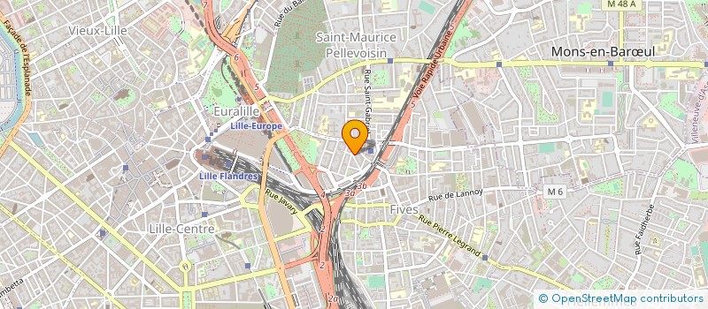 localisation de l'entreprise IDEAL CARRELAGE NORD-ICN à LILLE