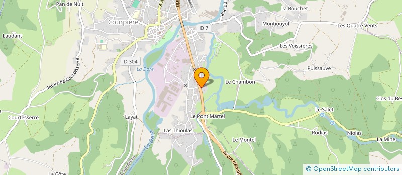localisation de l'entreprise IDEAL CHAUSS à COURPIERE