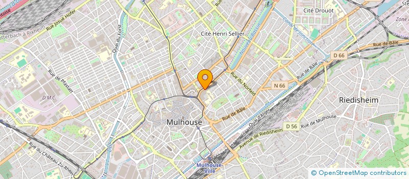 localisation de l'entreprise IDEAL-CONCEPT à MULHOUSE