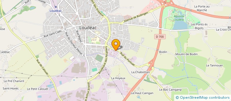 localisation de l'entreprise IDEAL CONFORT 22 à LOUDEAC
