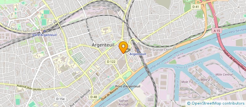 localisation de l'entreprise IDEAL CONFORT à ARGENTEUIL