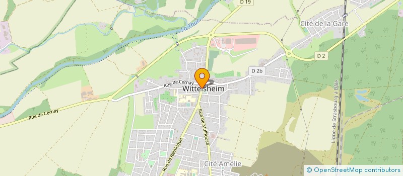 localisation de l'entreprise IDEAL CONFORT à WITTELSHEIM
