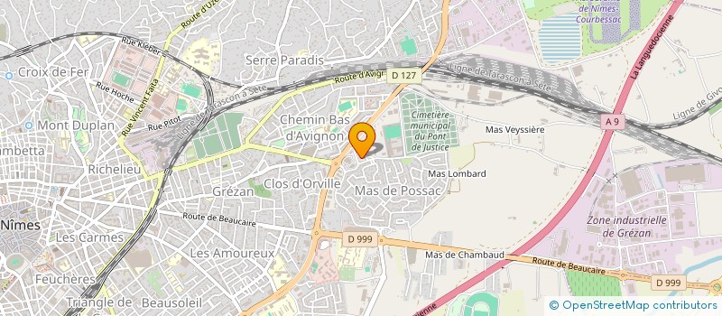 localisation de l'entreprise IDEAL CONSTRUCTION  NIMES