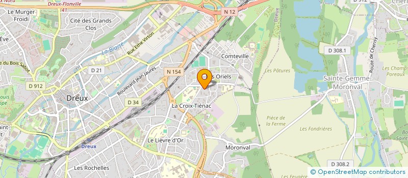 localisation de l'entreprise IDEAL CONSTRUCTION à DREUX