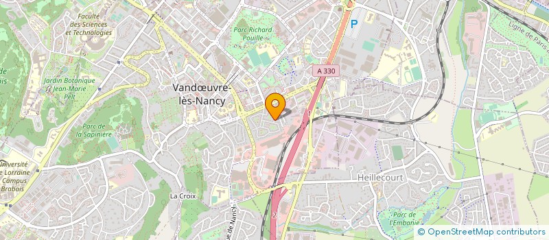 localisation de l'entreprise IDEAL CONSTRUCTION à VANDŒUVRE-LES-NANCY