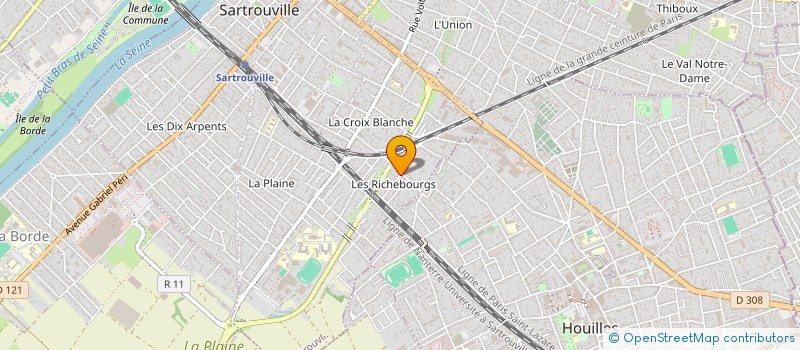 localisation de l'entreprise IDEAL CONSULTING BATIMENT à SARTROUVILLE