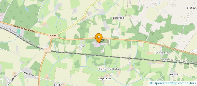 localisation de l'entreprise IDEAL CUISINES à QUESTEMBERT