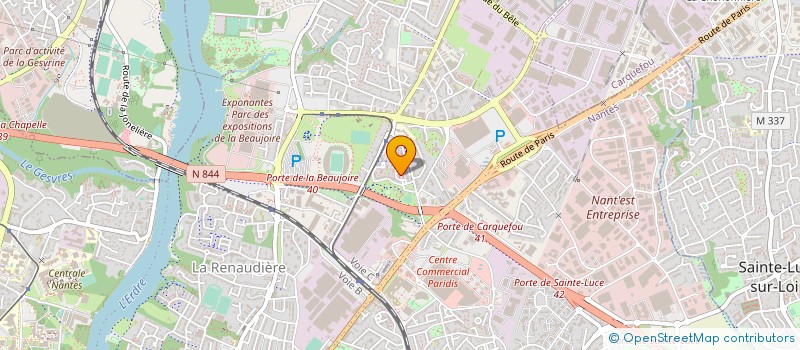 localisation de l'entreprise IDEAL CUISINES à NANTES