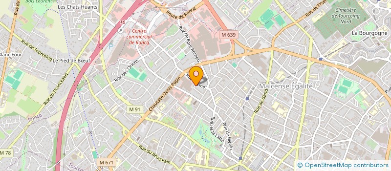 localisation de l'entreprise IDEAL  CULTURE IMAGE  TOURCOING