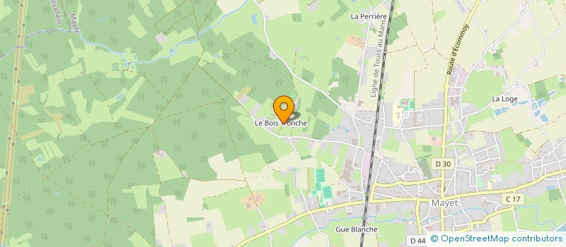 localisation de l'entreprise IDEAL DE LA FORET  MAYET