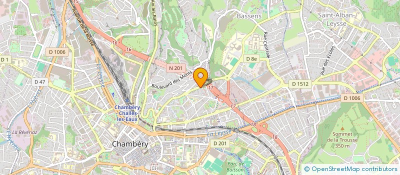 localisation de l'entreprise IDEAL ELEC  CHAMBERY