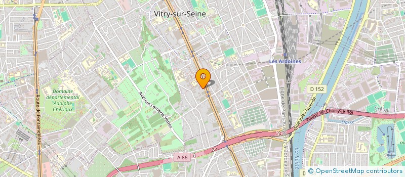 localisation de l'entreprise IDEAL EMBALLAGES à VITRY-SUR-SEINE