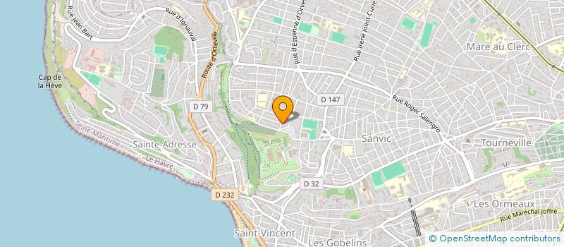 localisation de l'entreprise IDEAL ET HABITAT  LE HAVRE