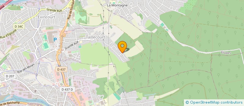 localisation de l'entreprise IDEAL FERMETURE à TAILLECOURT