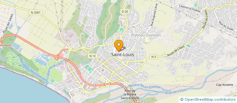 localisation de l'entreprise IDEAL'FERMETURES à SAINT-LOUIS