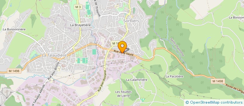 localisation de l'entreprise IDEAL FILTRATION à SORBIERS