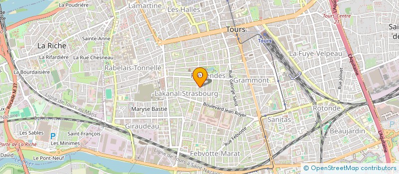 localisation de l'entreprise IDEAL HABITAT à TOURS