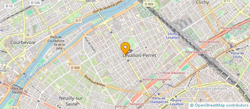 localisation de l'entreprise IDEAL ILE DE FRANCE à LEVALLOIS-PERRET
