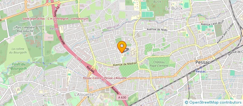 localisation de l'entreprise IDEAL IMMO 33  PESSAC