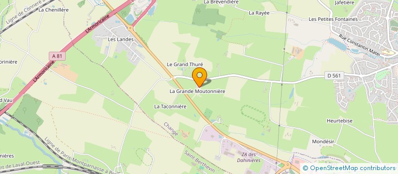 localisation de l'entreprise IDEAL JEUX à CHANGE
