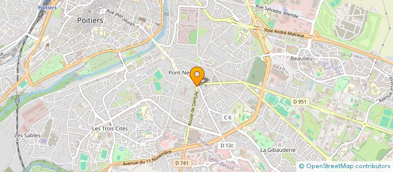 localisation de l'entreprise IDEAL LOCATION à POITIERS