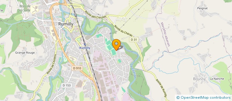 localisation de l'entreprise IDEAL MACONNERIE  RUMILLY