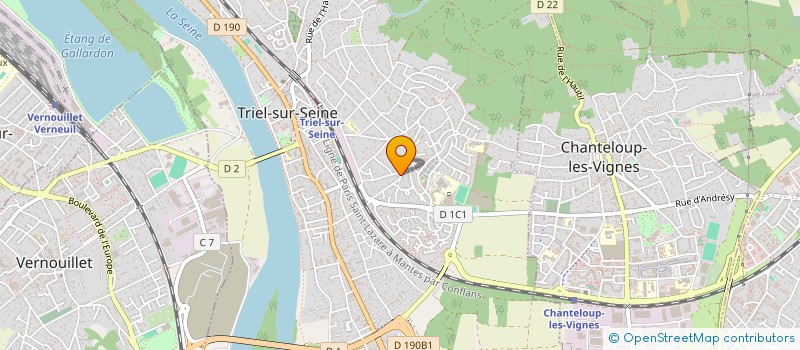 localisation de l'entreprise IDEAL MAISON  TRIEL-SUR-SEINE
