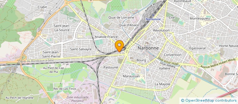 localisation de l'entreprise IDEAL MARKET 11  NARBONNE