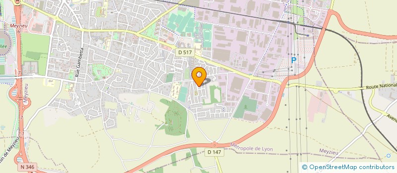 localisation de l'entreprise IDEAL MATCH  MEYZIEU