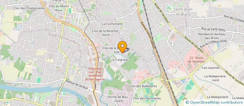 localisation de l'entreprise IDEAL MB TRANSPORT  ORLEANS