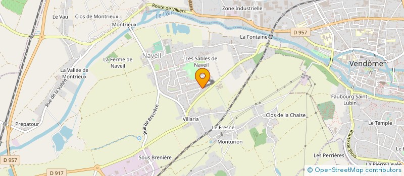 localisation de l'entreprise IDEAL METALLERIE  NAVEIL