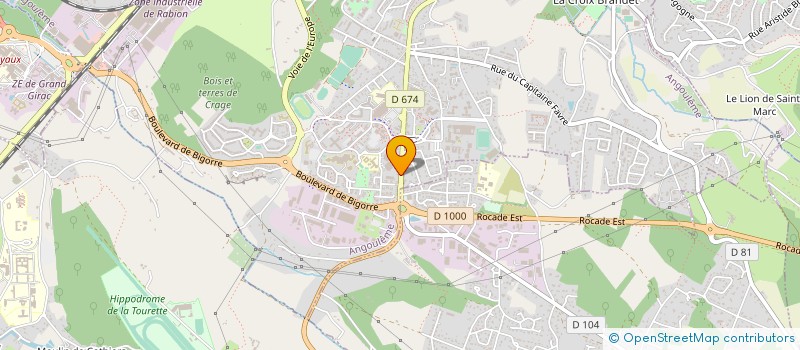 localisation de l'entreprise IDEAL MICRO à ANGOULEME