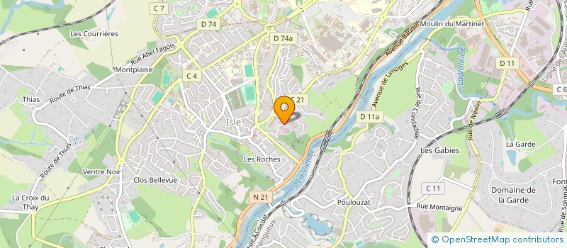 localisation de l'entreprise IDEAL MICRO 87 à ISLE