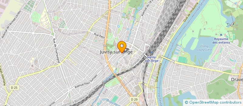 localisation de l'entreprise IDEAL'NOUNOU à JUVISY-SUR-ORGE