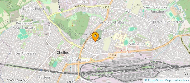 localisation de l'entreprise IDEAL PARTNER  CHELLES