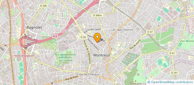 localisation de l'entreprise IDEAL PEINTURES à MONTREUIL