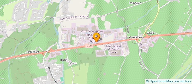 localisation de l'entreprise IDEAL PERGOLA VERANDA  BEYCHAC-ET-CAILLAU