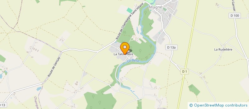 localisation de l'entreprise IDEAL PISCINES  MAGNE