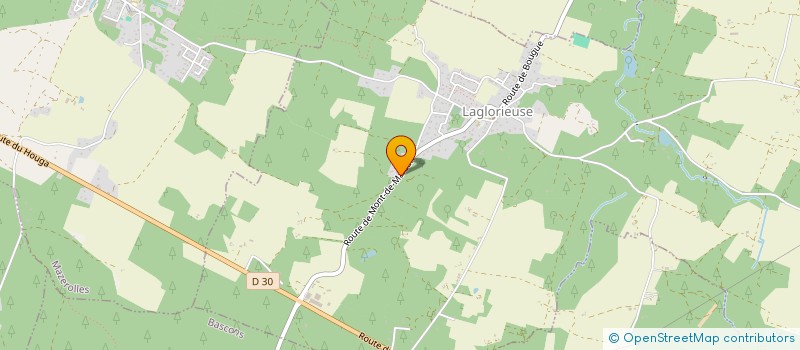 localisation de l'entreprise IDEAL PISCINES  LAGLORIEUSE