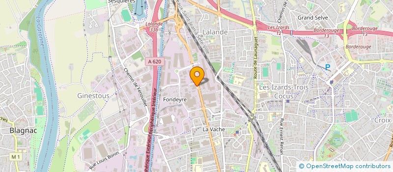 localisation de l'entreprise IDEAL PRESTATION  TOULOUSE